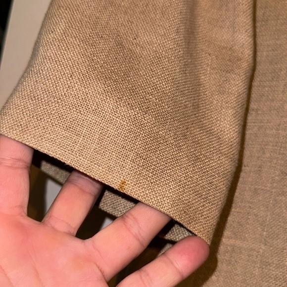 Gucci vintage blazer linen lined button down pockets size 40 large 10 - Picture 7 of 8